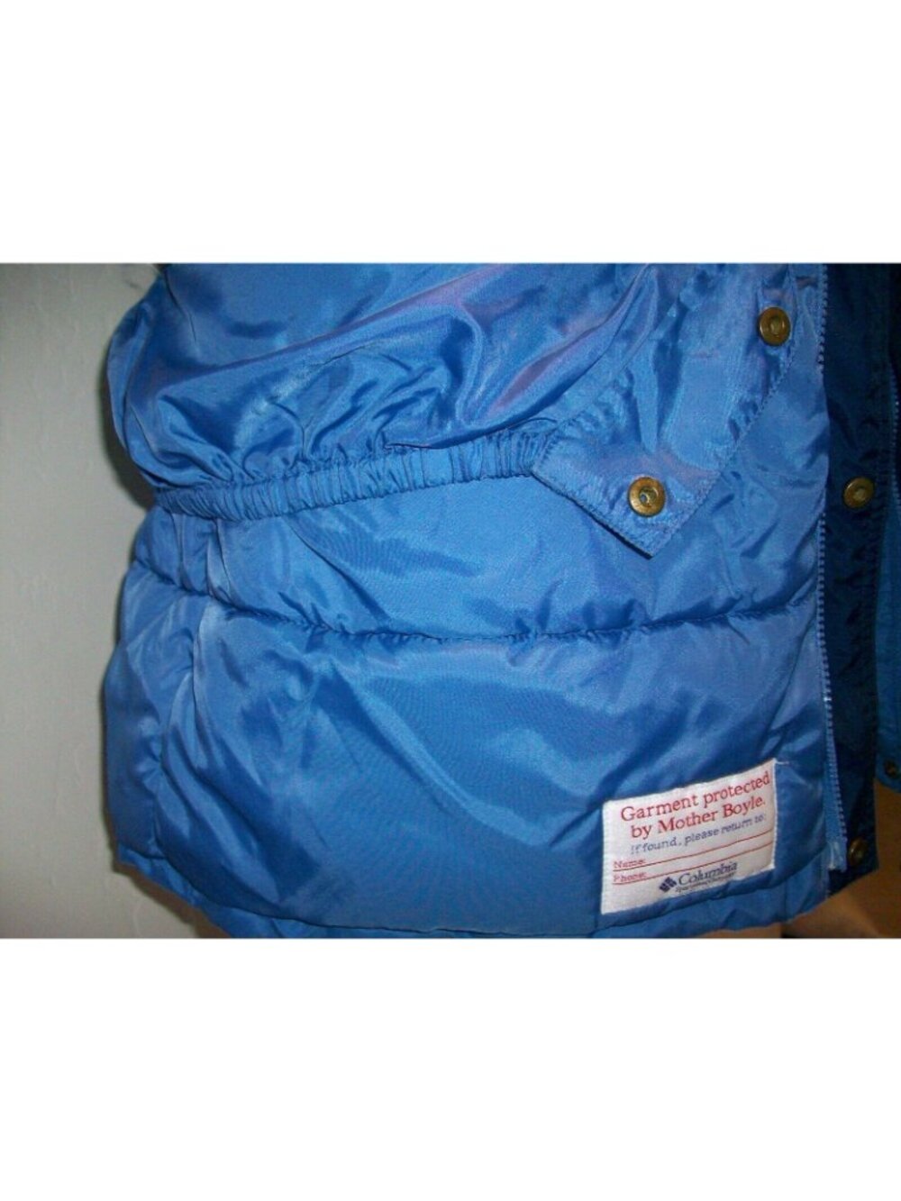 Columbia Sportswear Women's Blue Gray Navy Coat Jacket Heavy Winter Size 18 / 20 - Picture 8 of 10